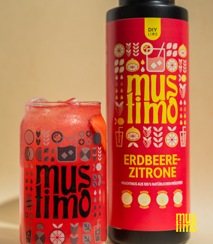 Mustimo Erdbeere-Zitrone 1.000ml